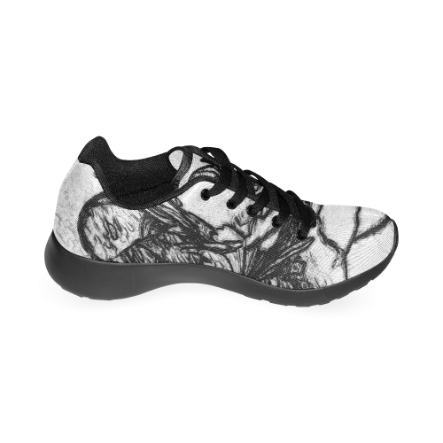 Wild Flowers Skizze by Artdream Men’s Running Shoes (Model 020)