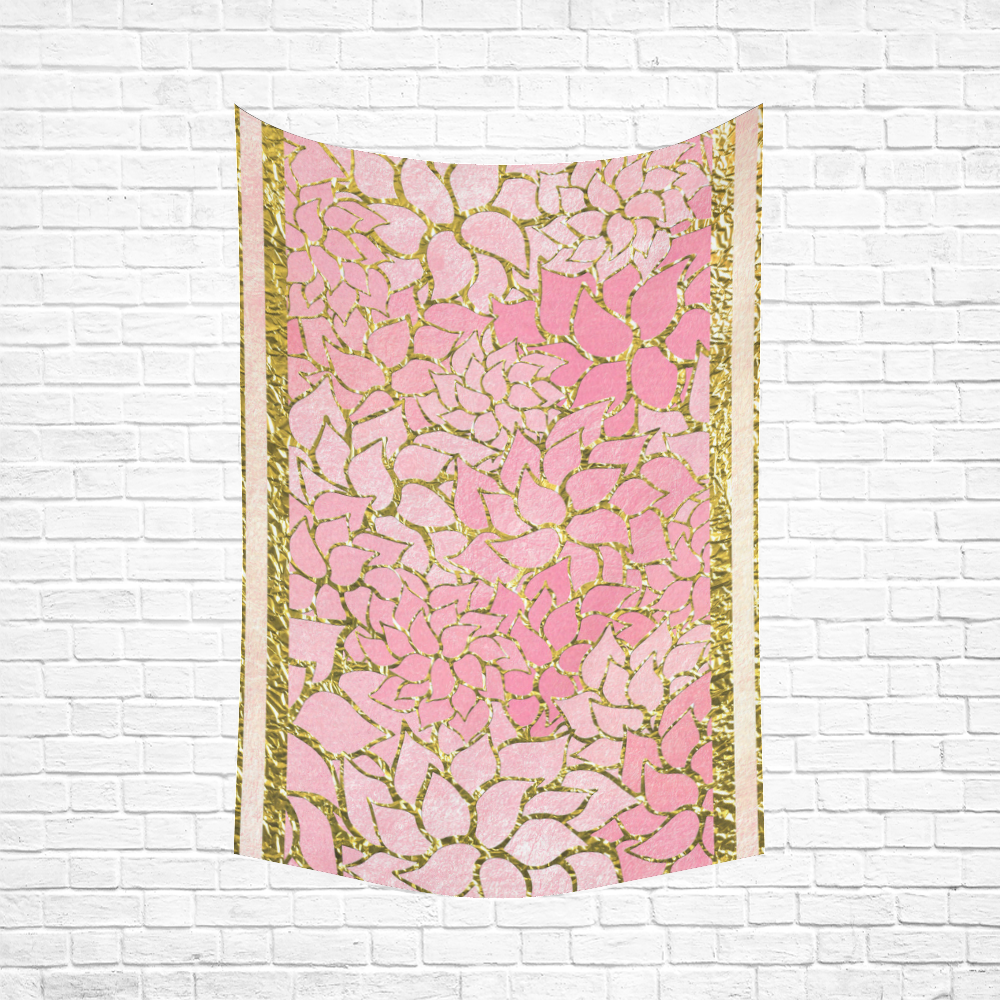 Summer Pattern 10-a Cotton Linen Wall Tapestry 60"x 90"