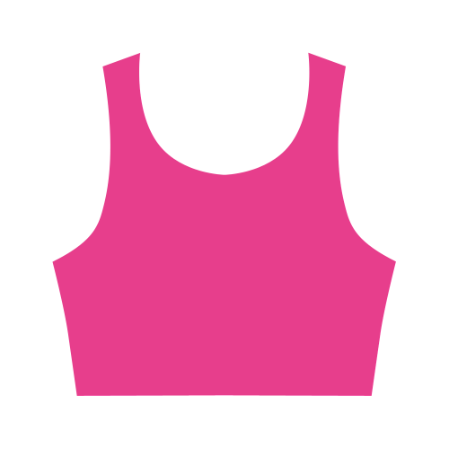Memory Lane Heart Crop Top Magenta