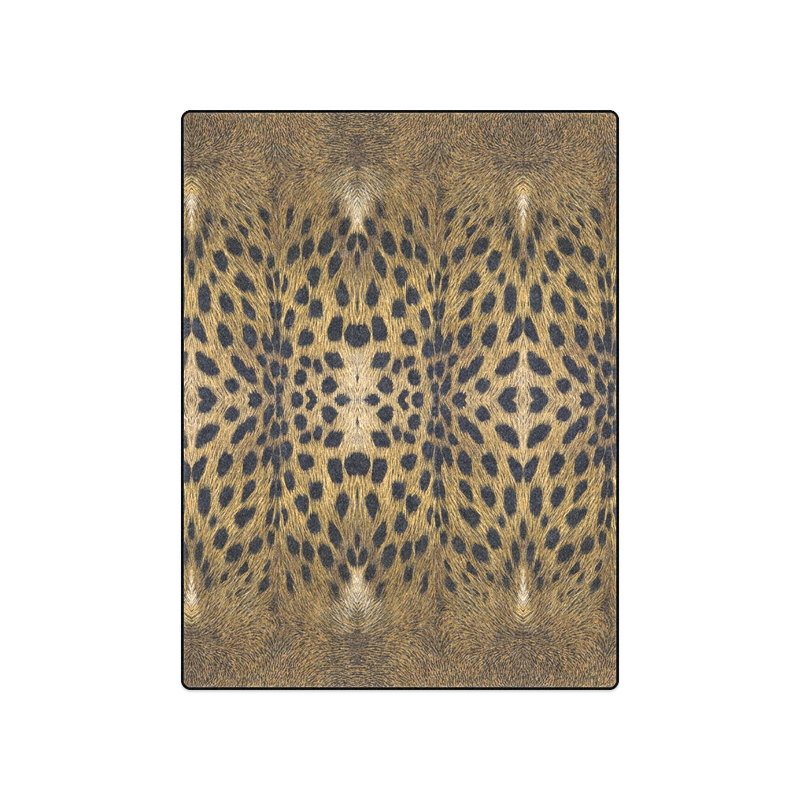 Leopard Texture Pattern Blanket 50"x60"