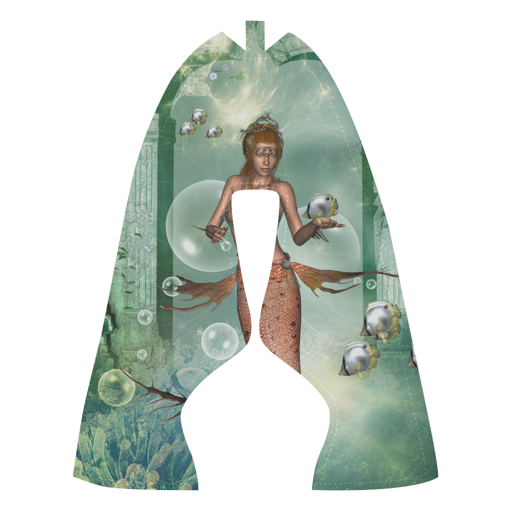 Beautiful mermaid fith butterflyfish Women’s Running Shoes (Model 020)