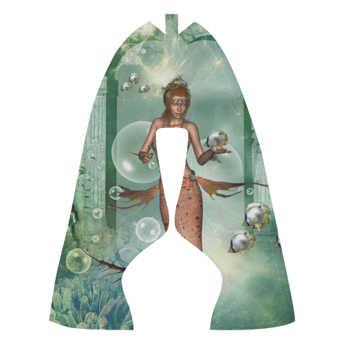 Beautiful mermaid fith butterflyfish Women’s Running Shoes (Model 020)