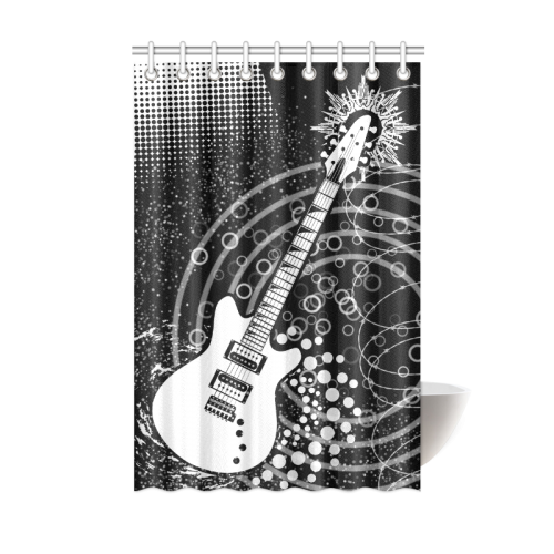 Guitar Graffiti by ArtformDesigns Shower Curtain 48"x72"