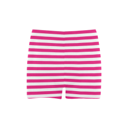 Solid Magenta With White Dots Briseis Skinny Shorts (Model L04) | ID ...