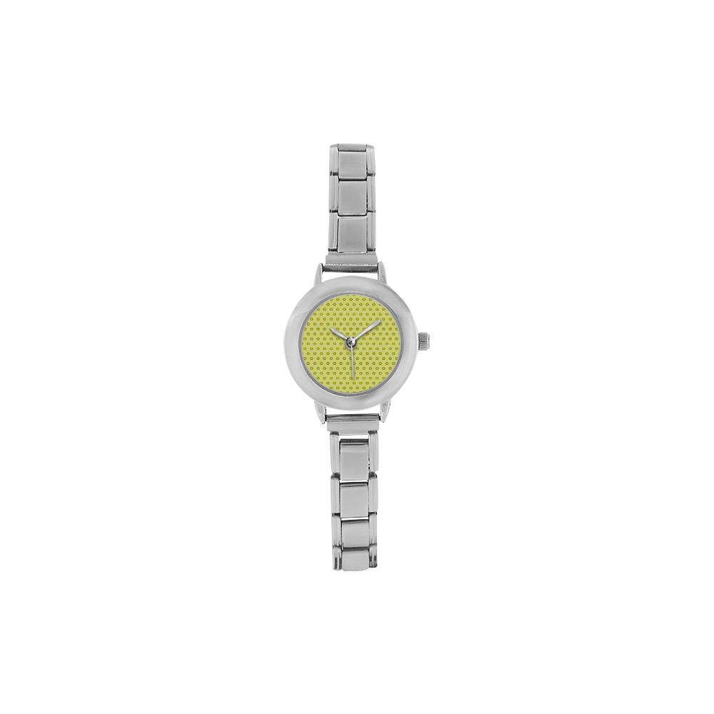 many stars soft yellow Women's Italian Charm Watch(Model 107)