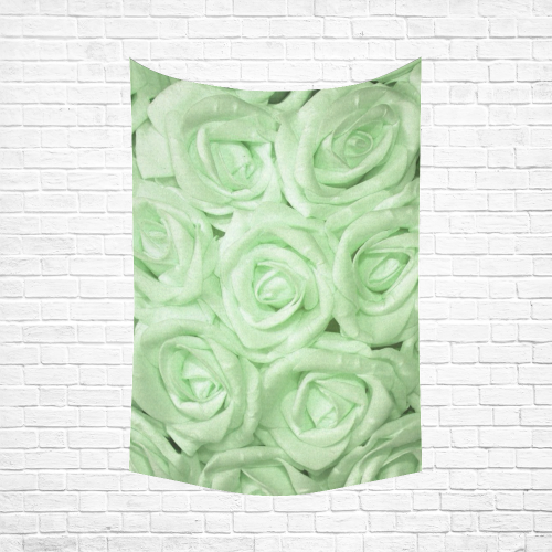 gorgeous roses A Cotton Linen Wall Tapestry 60"x 90"