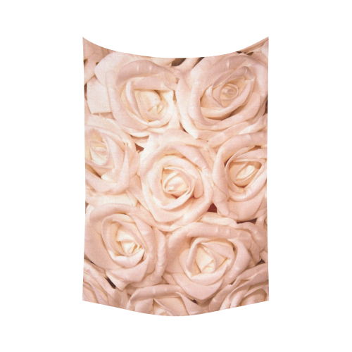 gorgeous roses H Cotton Linen Wall Tapestry 60"x 90"