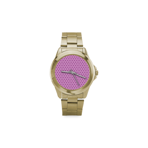many stars lilac Custom Gilt Watch(Model 101)