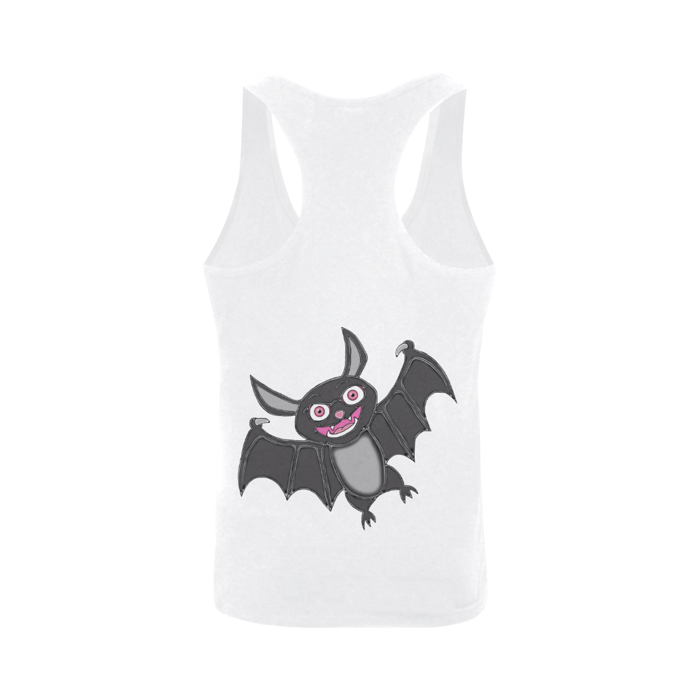 Cute Halloween Bat Plus-size Men's I-shaped Tank Top (Model T32)