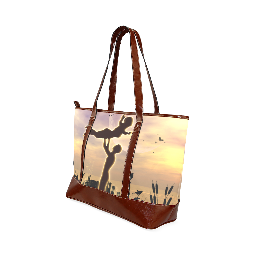 Dance with me in the night Tote Handbag (Model 1642)