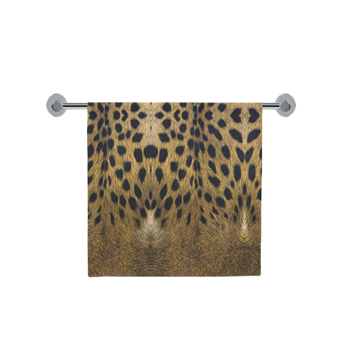 Leopard Texture Pattern Bath Towel 30"x56"