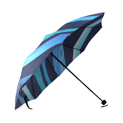 ocean blue Foldable Umbrella (Model U01)