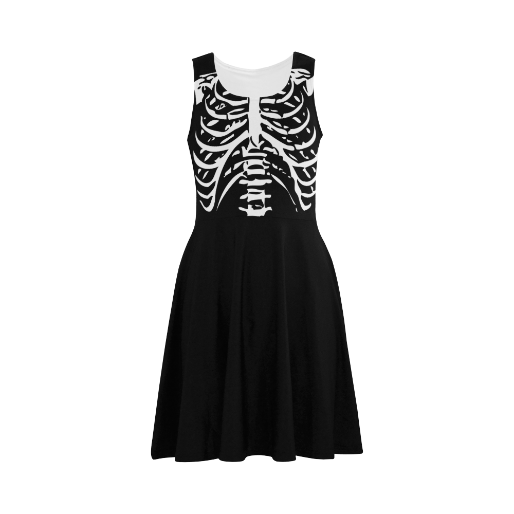 Halloween Costume - Skeleton Bones Atalanta Sundress (Model D04)