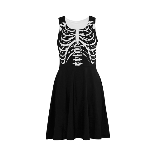 Halloween Costume - Skeleton Bones Atalanta Sundress (Model D04)
