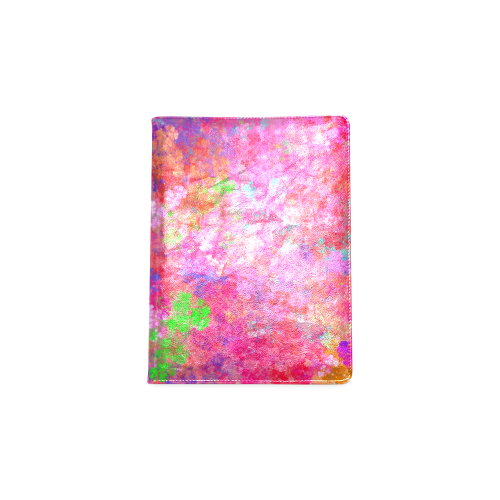 The Pink Party Colorful Splash Custom NoteBook B5