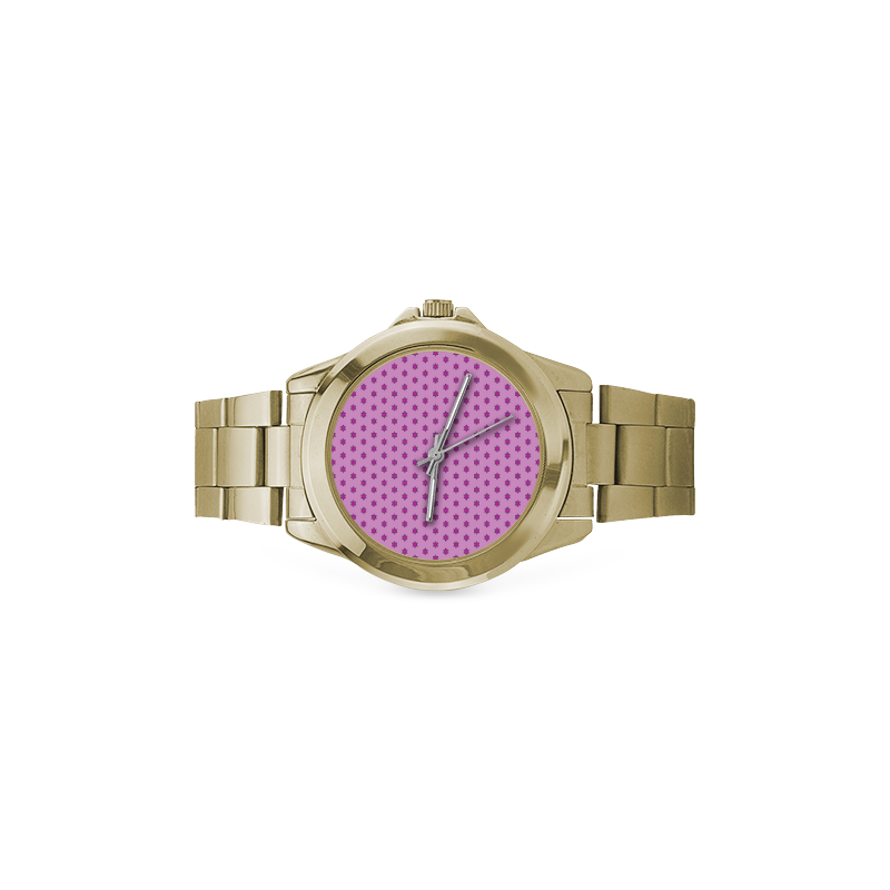many stars lilac Custom Gilt Watch(Model 101)