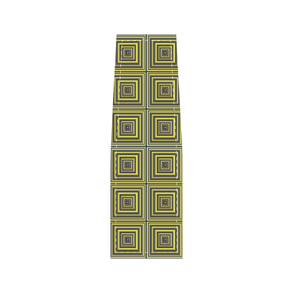 Square Tiles Saddle Bag/Large (Model 1649)