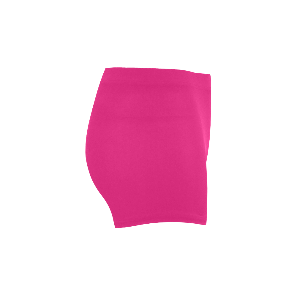 Solid Magenta Briseis Skinny Shorts (Model L04) | ID: D510929