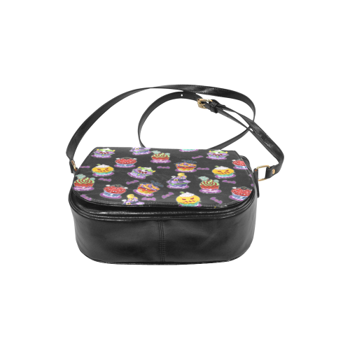 Spooky Halloween Cupcakes Classic Saddle Bag/Small (Model 1648)