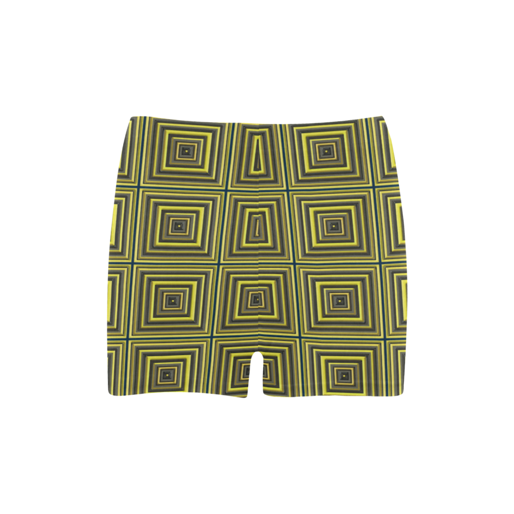 Square Tiles Briseis Skinny Shorts (Model L04)