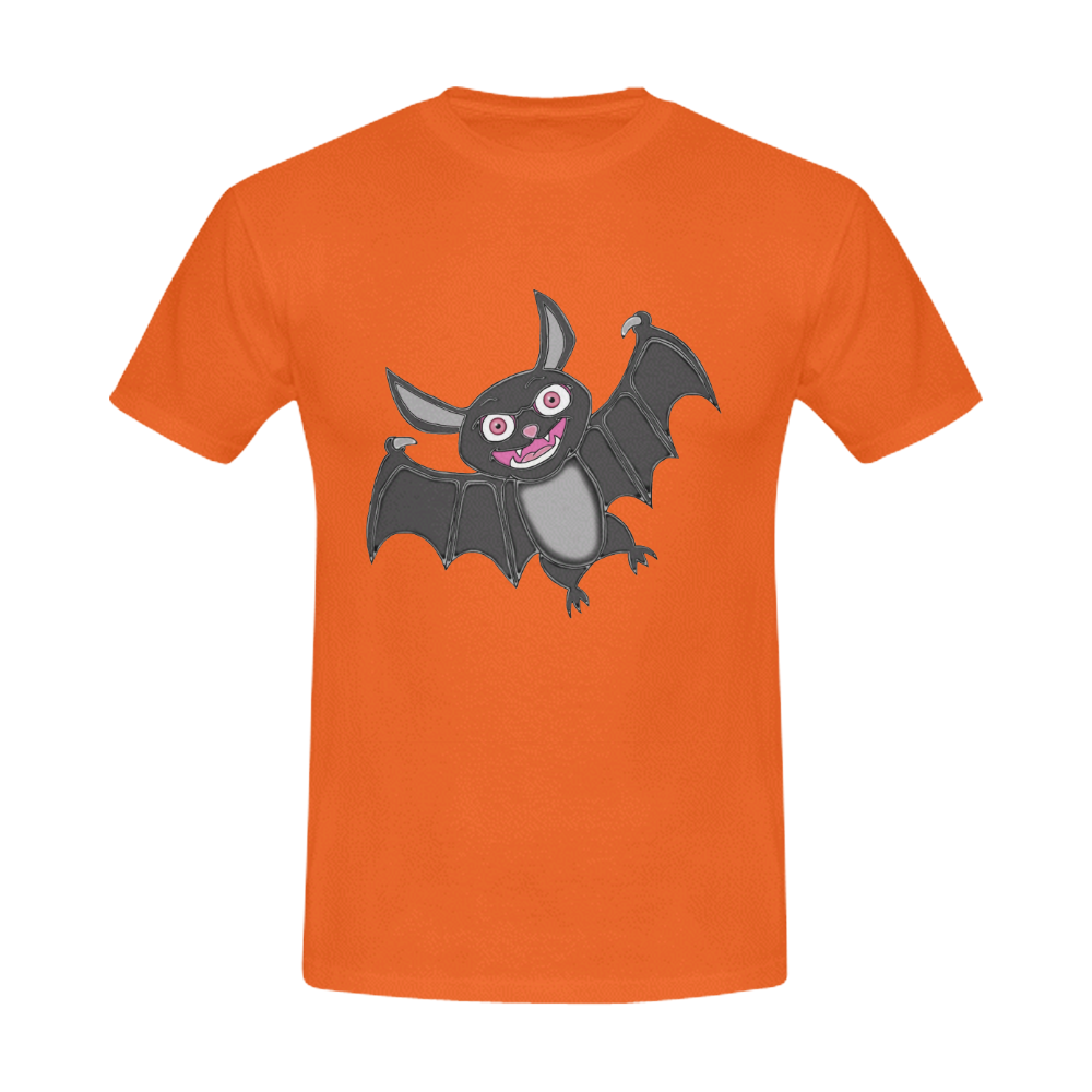 Cute Halloween Bat Men's Slim Fit T-shirt (Model T13)