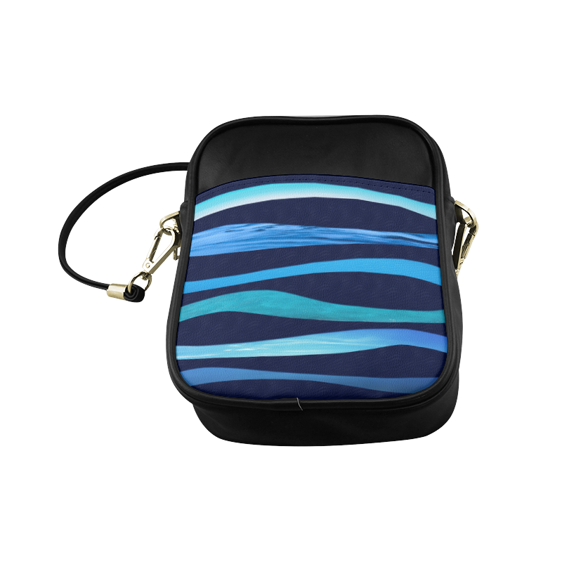 ocean blue Sling Bag (Model 1627)
