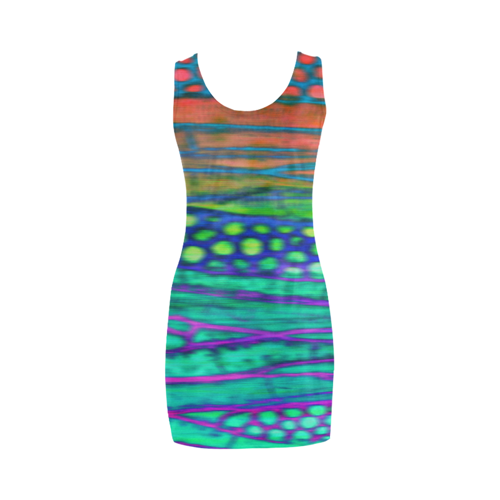 Abstract Pattern 6 Medea Vest Dress (Model D06)
