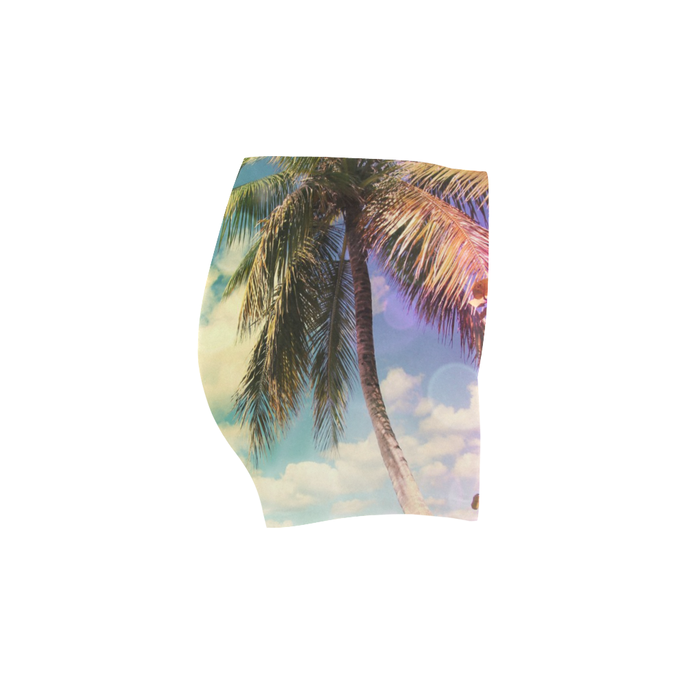 Prismatic Palm Briseis Skinny Shorts (Model L04)