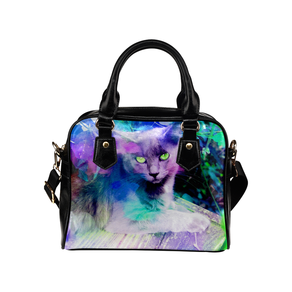 "Lavender Smoke" Shoulder Bag Shoulder Handbag (Model 1634)