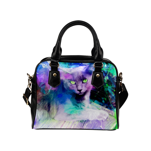 "Lavender Smoke" Shoulder Bag Shoulder Handbag (Model 1634)