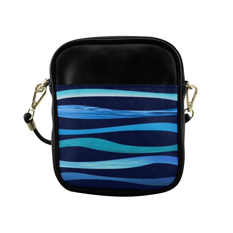 ocean blue Sling Bag (Model 1627)