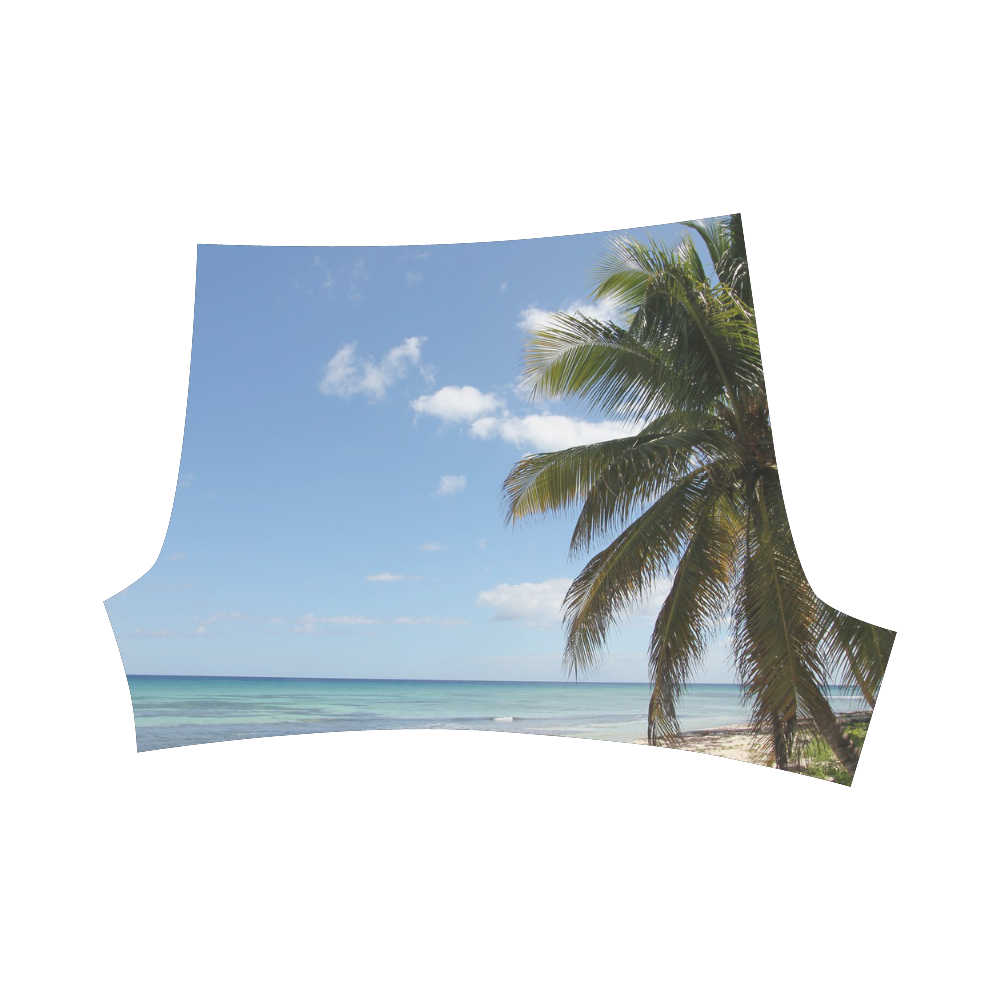 Isla Saona Caribbean Paradise Beach Briseis Skinny Shorts (Model L04)