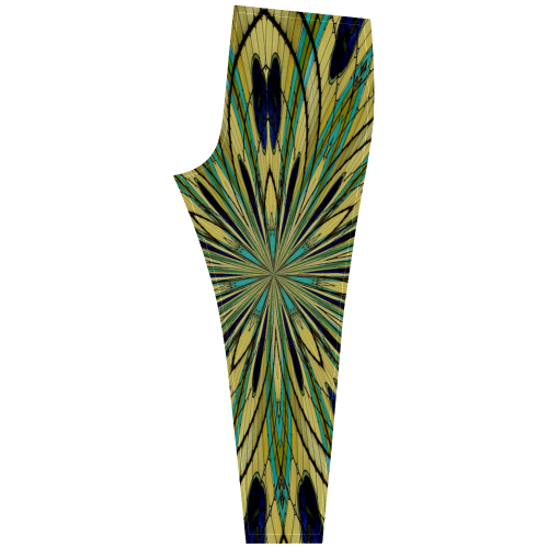 Stained Glass Kaleidoscope Mandala Abstract 2 Cassandra Women's Leggings (Model L01)