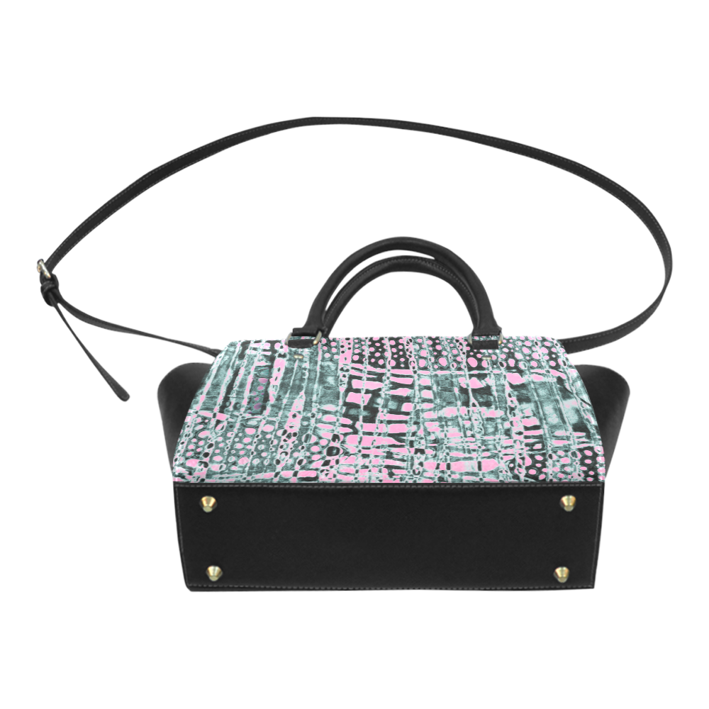 Abstract Pattern Classic Shoulder Handbag (Model 1653)