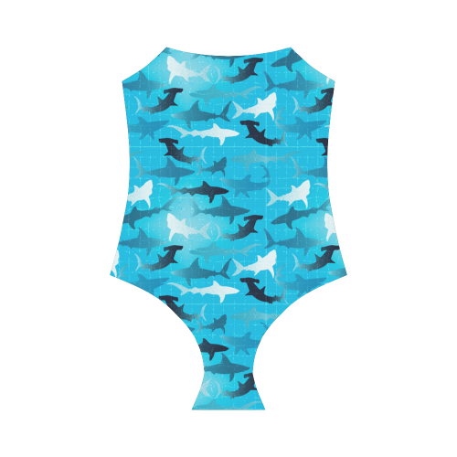 sharks! Strap Swimsuit ( Model S05)