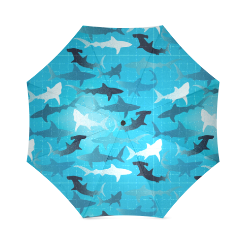 sharks! Foldable Umbrella (Model U01)