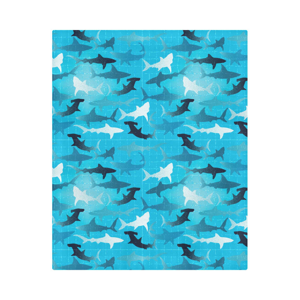 sharks! Duvet Cover 86"x70" ( All-over-print)