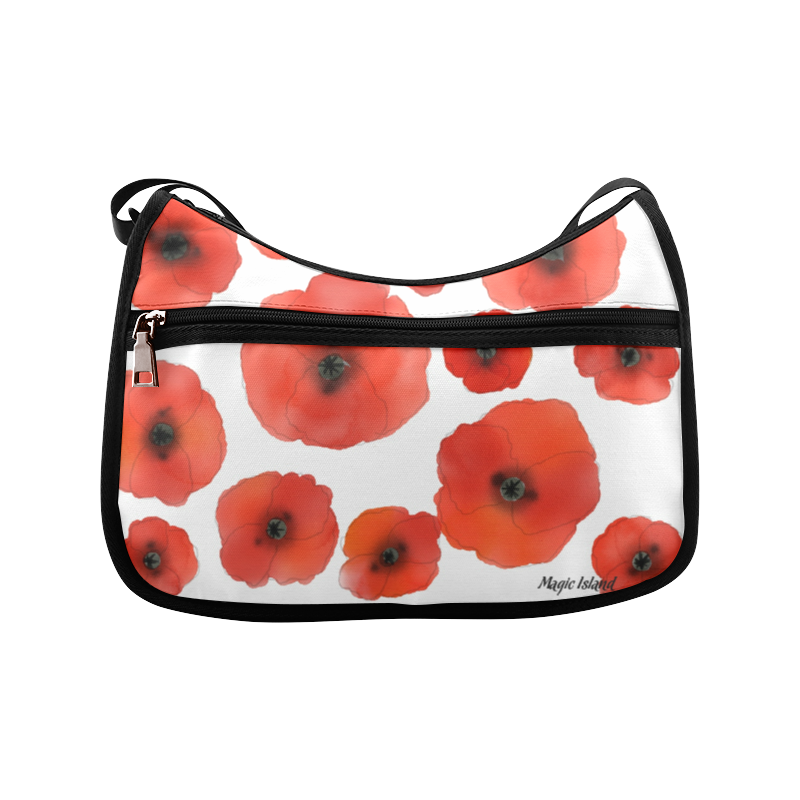 Red Poppies. Inspired by the Magic Island of Gotland. Crossbody Bags ...