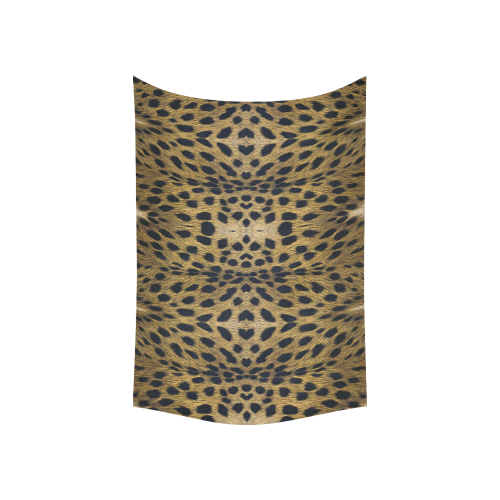 Leopard Texture Pattern Cotton Linen Wall Tapestry 60"x 40"