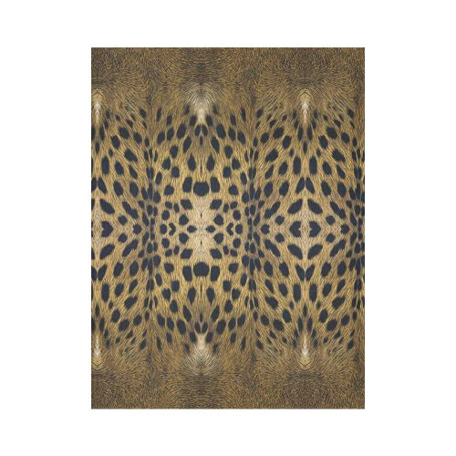 Leopard Texture Pattern Cotton Linen Wall Tapestry 60"x 80"