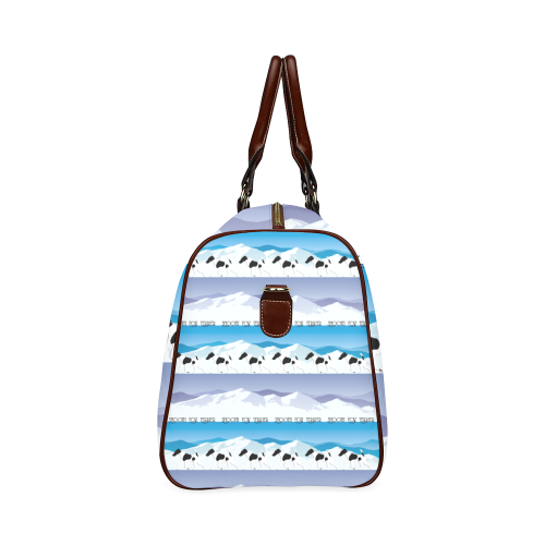 Smooth Fox Terrier Rockin The Rockies Waterproof Travel Bag/Small (Model 1639)
