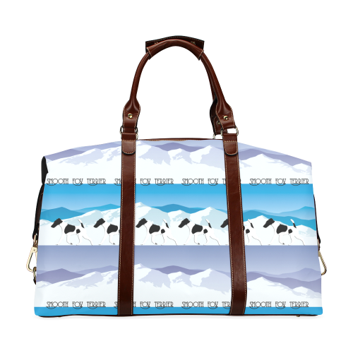 Smooth Fox Terrier Rockin The Rockies Classic Travel Bag (Model 1643)
