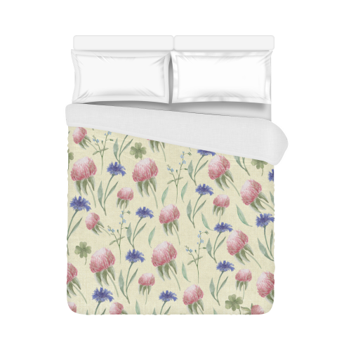 Field of wild flowers Duvet Cover 86"x70" ( All-over-print)