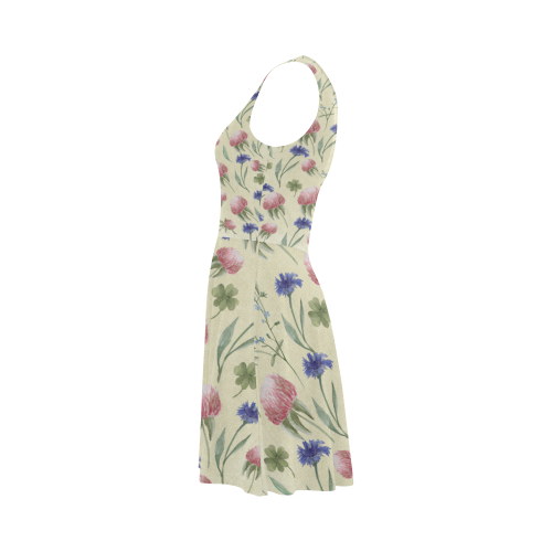 Field of wild flowers Atalanta Sundress (Model D04)