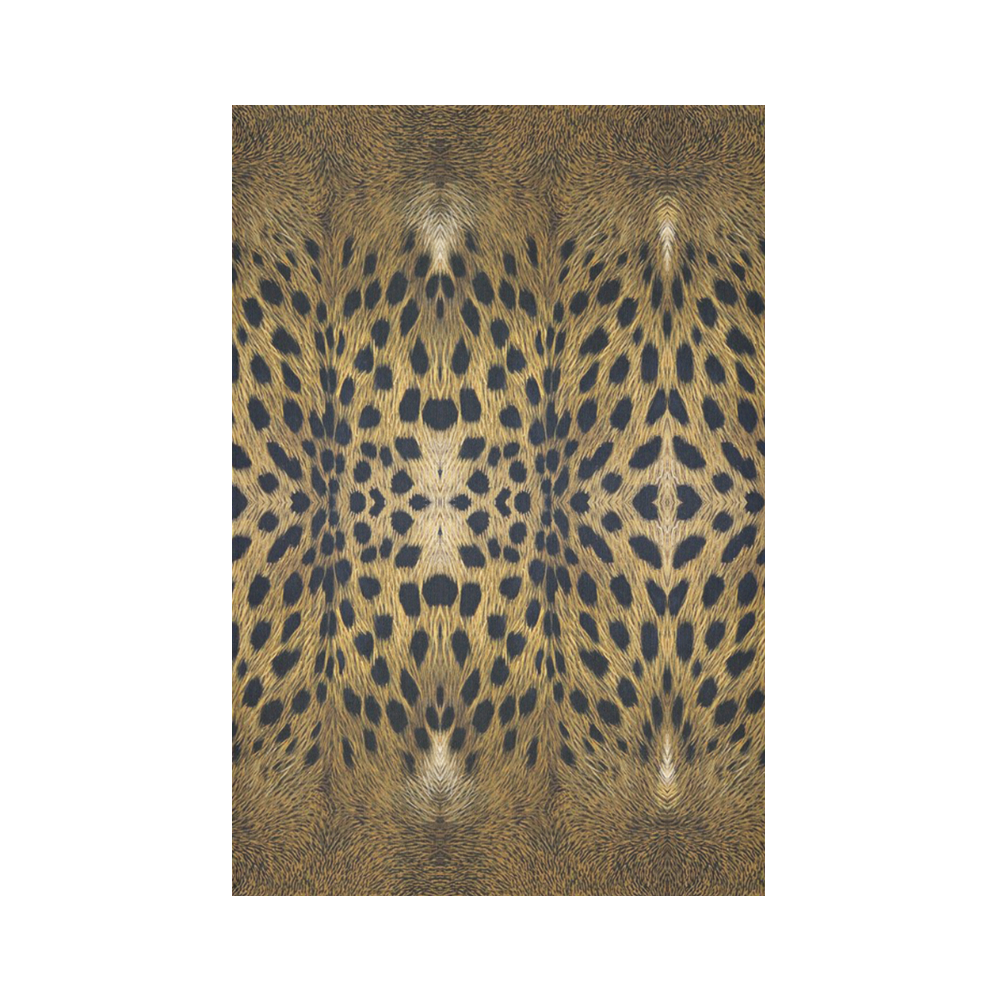 Leopard Texture Pattern Cotton Linen Wall Tapestry 60"x 90"