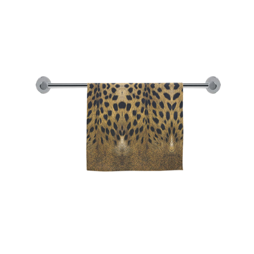 Leopard Texture Pattern Custom Towel 16"x28"