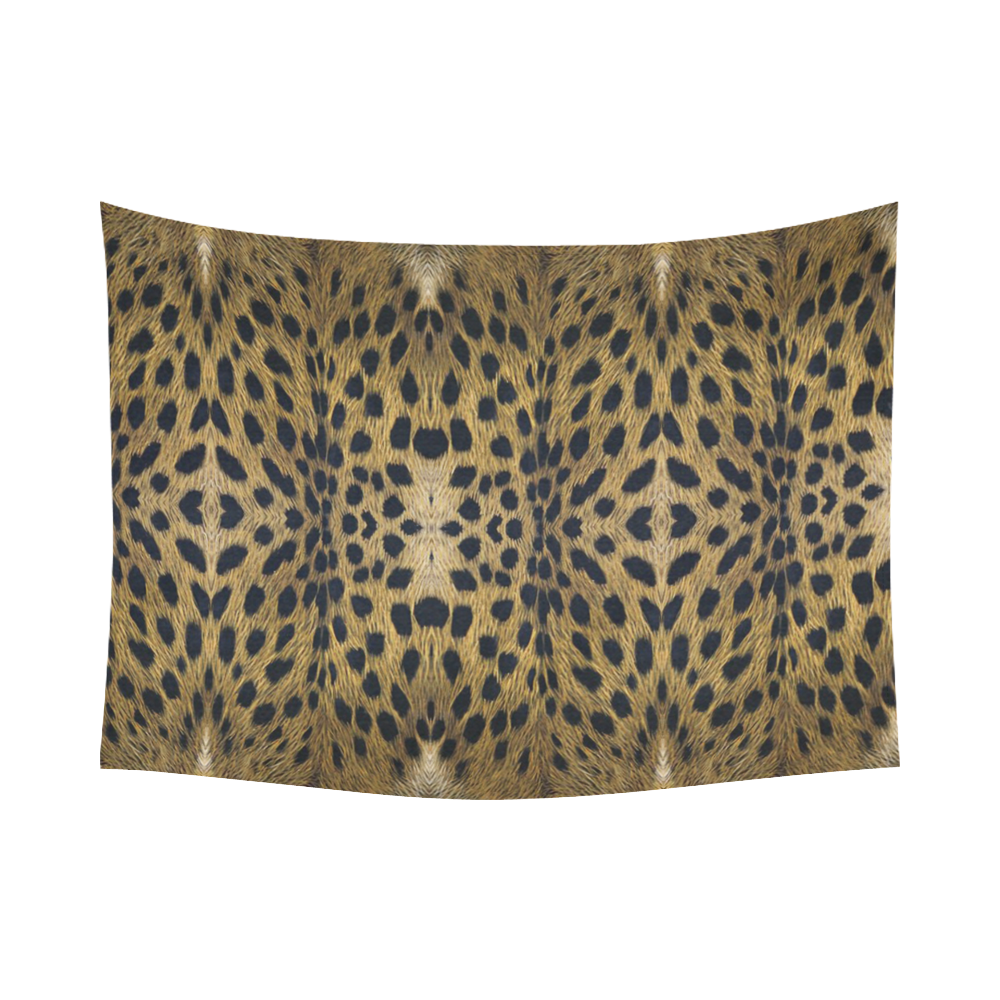 Leopard Texture Pattern Cotton Linen Wall Tapestry 80"x 60"