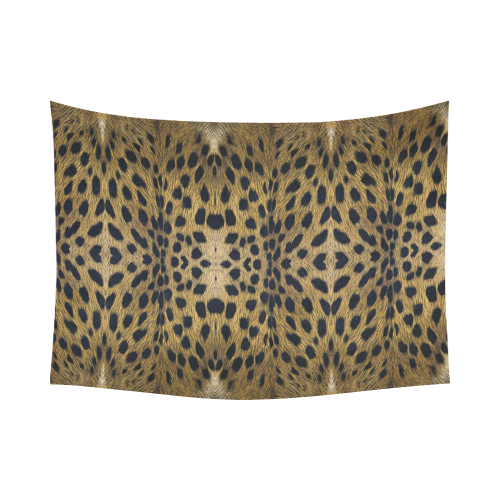 Leopard Texture Pattern Cotton Linen Wall Tapestry 80"x 60"