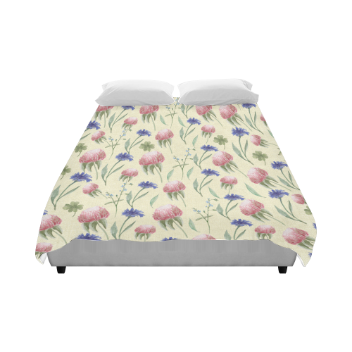 Field of wild flowers Duvet Cover 86"x70" ( All-over-print)