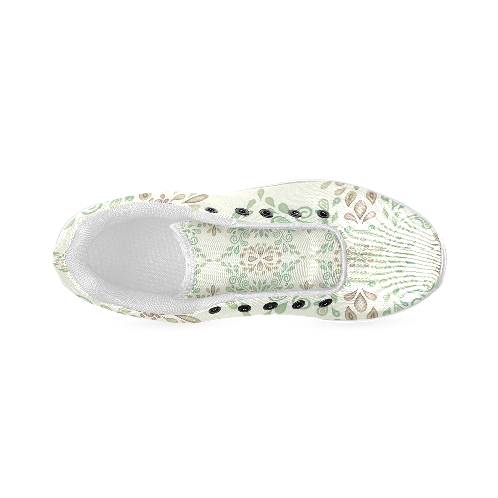 Green ornaments Women’s Running Shoes (Model 020)